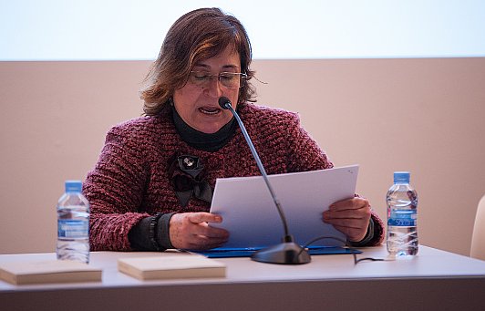 Lectura dels poemes en italià, a càrrec de Maria-Rosa Monferrer Pedrós.