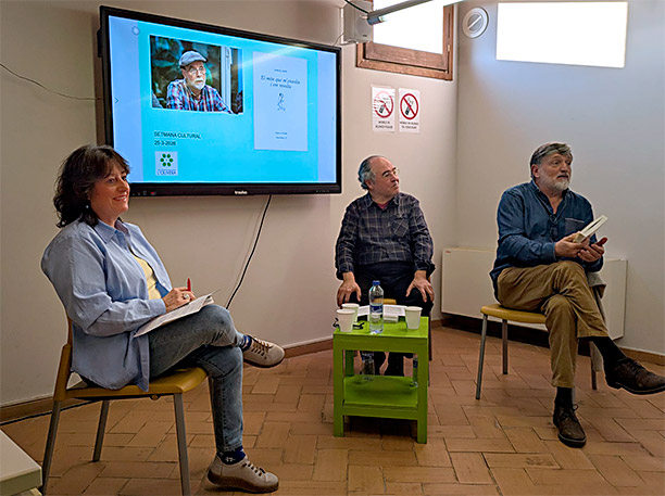 Presentació del llibre «El món que m’envolta i em revolta» de Marcel Ayats.