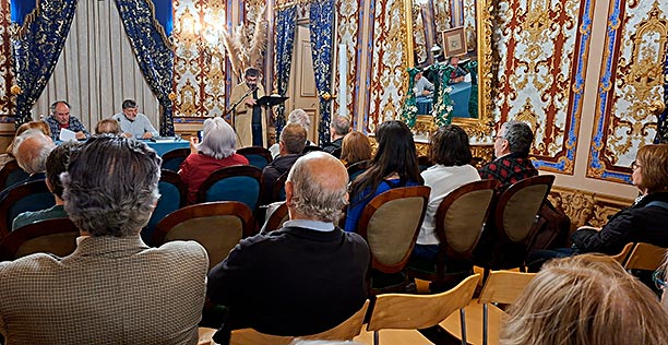 Presentació dels dibuixos de Josep Gerona per a l'Àlbum Versàlia 5 «Vida/Mort» al Museu d’Art de Sabadell.