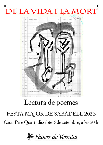 Cartell del recital de poesia