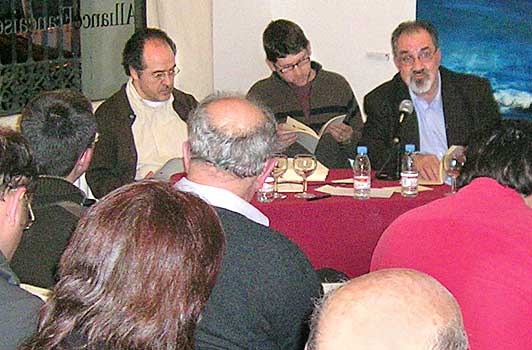 Josep Gerona, Francesc Reina i Vicenç Xavier Garcia.