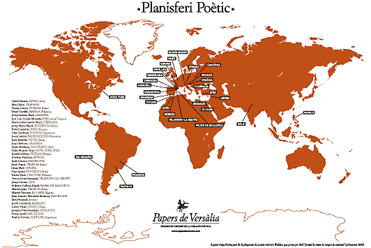 planisferi poetic Papers de vers&agrave;lia