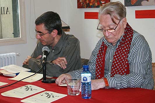 Josep Maria va presentar a M&agrave;rius Sampere.