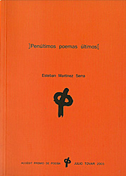Portada llibre 'Penúltimos poemas últimos'