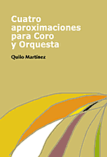 Portada llibre 'Cuatro aproximaciones para Coro y Orquesta'